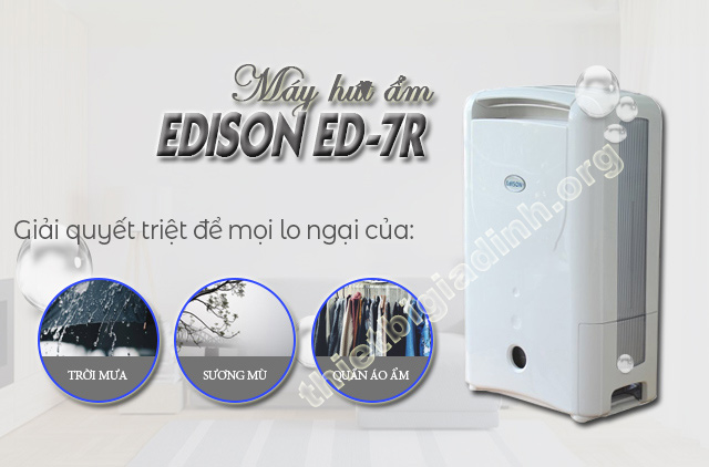 Máy hút ẩm gia đình Edison ED-7R